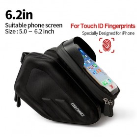 CoolChange Tas Sepeda Waterproof Smartphone 6.2 Inch - 12023 - Black - 2
