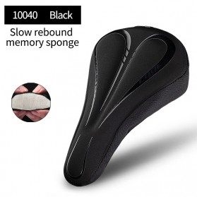 Olahraga & Outdoor - CoolChange Cover Jok Sepeda Memory Sponge Cushion - 1040 - Black