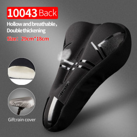 CoolChange Cover Jok Sepeda Memory Sponge Cushion - 1043 - Black