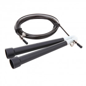 TaffSPORT Tali Skipping Jump Rope Steel Wire Bearing 3M - D053 - Black