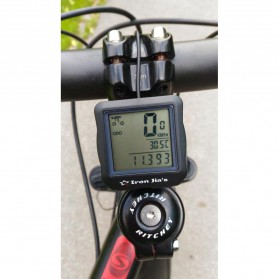 Inbike Speedometer Sepeda 14 Function LCD Display Bicycle - Black/Blue - 2