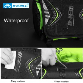 INBIKE Tas Sepeda Multifungsi Sporty Bicycle Bag Waterproof - H-9 - Black/Red - 8