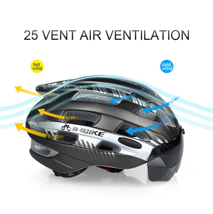 INBIKE Helm Sepeda MTB Ultralight Windproof Lens Size M INBIKE Helm Sepeda MTB Ultralight Windproof Lens Size M