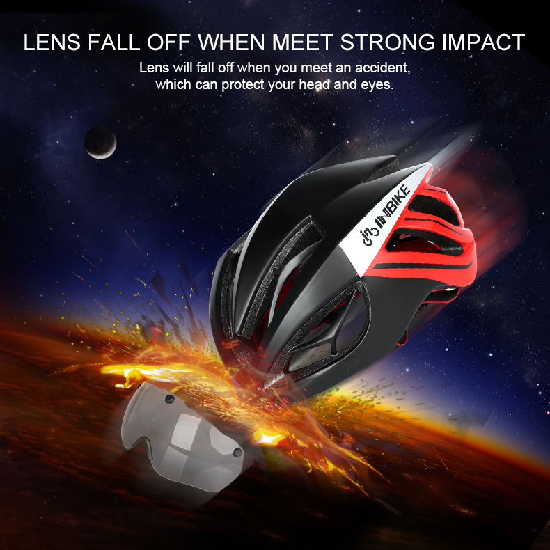 INBIKE Helm Sepeda MTB Ultralight Windproof Lens MX 9 INBIKE Helm Sepeda MTB Ultralight Windproof Lens MX 9