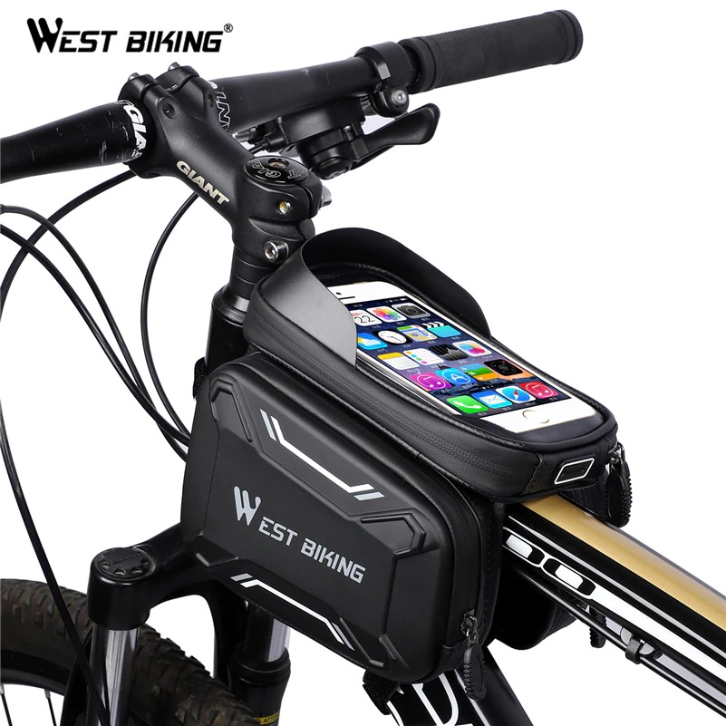 Gambar produk WEST BIKING Tas Sepeda Handlebar Smartphone Screen Touch Waterproof - YP0707