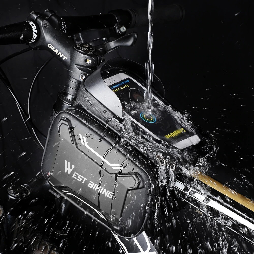 Gambar produk WEST BIKING Tas Sepeda Handlebar Smartphone Screen Touch Waterproof - YP0707