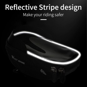 West Biking Tas Sepeda Waterproof Smartphone 6.5 Inch - YP0707235-236-241 - Black - 5
