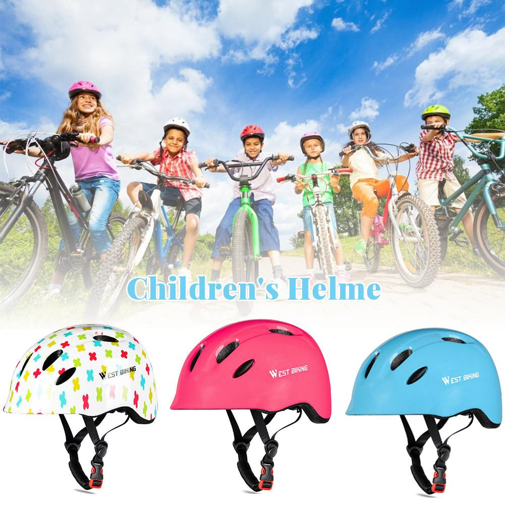 WEST BIKING Helm Sepeda Anak Bicycle Scooter Riding Helmet