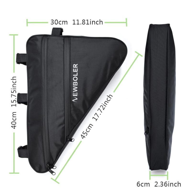 Newboler Tas Sepeda Segitiga Large Bicycle Triangle Bag Size XL