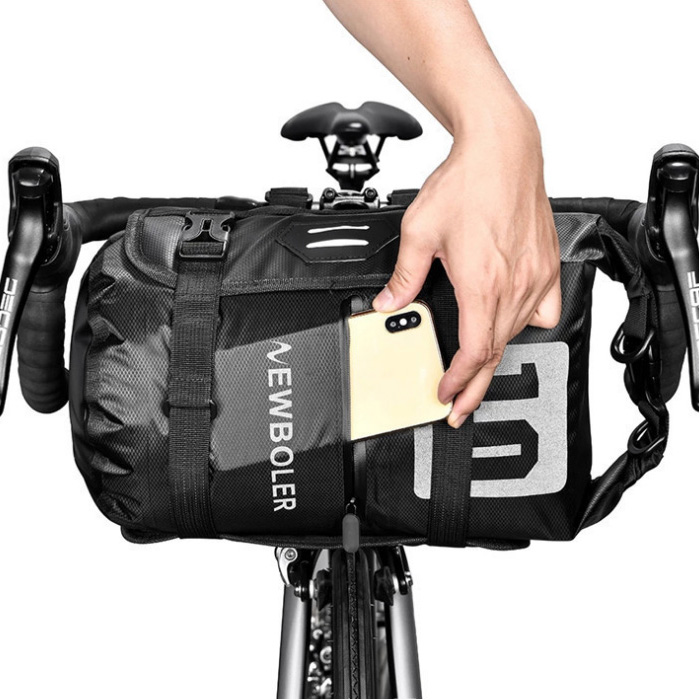 NEWBOLER Tas Sepeda Stang Depan Duffle 