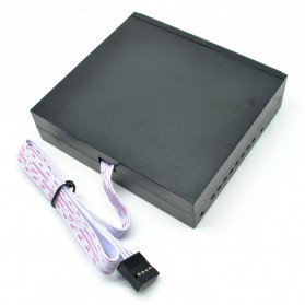Computer All in One Card Reader USB 2.0 3.5 Inch - Black - 3