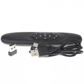 VZTEC Wireless Air Mouse 2.4GHz 3D Motion Stick Android Remote Control - C120 - Black - 5