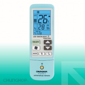 CHUNGHOP Universal AC Remote Controller - K-209ES - Blue - 1