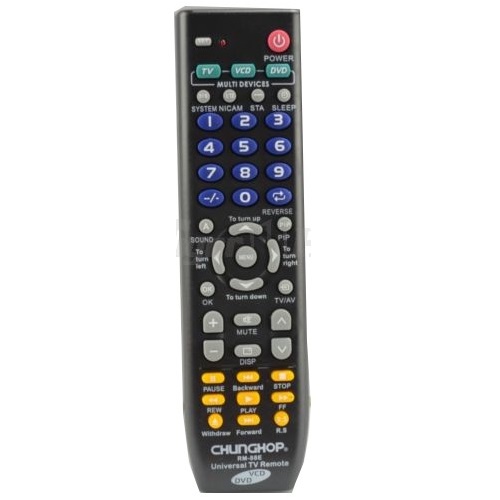 CHUNGHOP Remot Kontrol Universal 3 in 1 - RM-88E - Black 