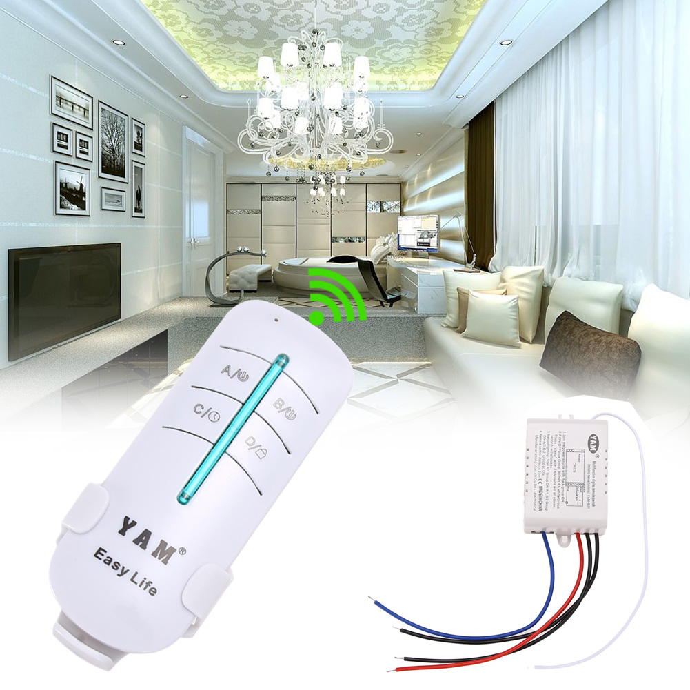 YAM Wireless  Remote Control Lampu  Rumah  1 Way 