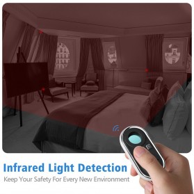 SecureTech Detektor Penyadap dan Kamera Spy Hidden Camera Bug Detector - S200 - Black