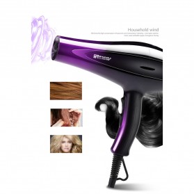 Shunrui Quick Dry Hair Dryer Air Nozzles - XL-8888 - Black - 5