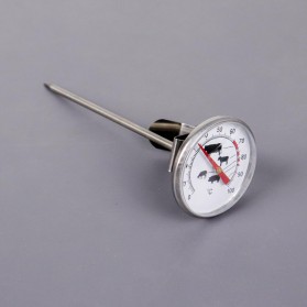 BBQ Food Thermometer Meat Gauge Instant Read Probe - D9144 - Silver - 7