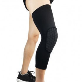 REXCHI Pelindung Lutut Knee Support Pad Braces Olahraga Size L - HX002 - Black