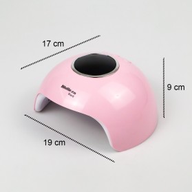 Biutte.co Pengering Kutek Kuku UV LED Nail Dryer 36 W - Star6 - Pink - 9