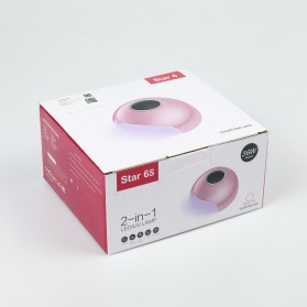 Biutte.co Pengering Kutek Kuku UV LED Nail Dryer 36 W - Star6 - Pink - 11