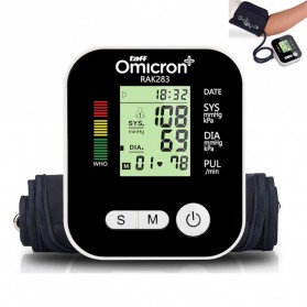 TaffOmicron Pengukur Tekanan Darah Tensi Electronic Blood Pressure Monitor with Voice - RAK-283/Ye660b - White