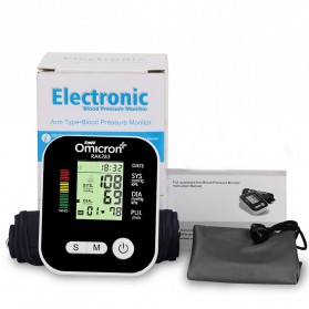 TaffOmicron Pengukur Tekanan Darah Tensi Electronic Blood Pressure Monitor with Voice - RAK-283/Ye660b - White - 3
