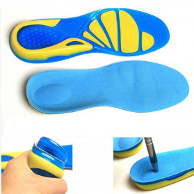 Faddare Alas Kaki Sepatu Shock Absorb Orthopedic Insole Size M 39-42 - MJ003 - Blue - 3