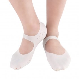 Soumit Kaos Kaki Sepatu Shock Absorb Silicone Gel Anti Slip Insoles Size L 2 PCS - MJ004 - Transparent