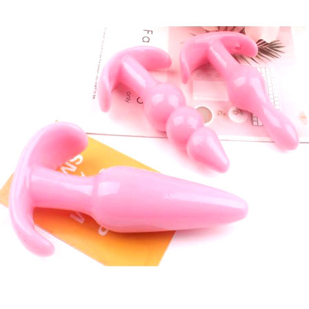 Lianzhu Alat Pijat Tubuh Pria Wanita Plug 3 PCS - S07072