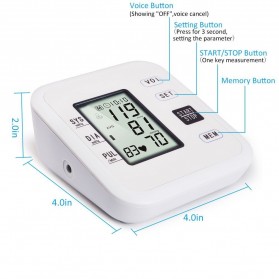 URIT Pengukur Tekanan Darah Tensimeter Blood Pressure Monitor - LZX-B1681 - White - 4