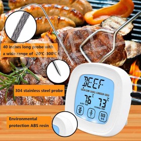 Anpro Digital Food Thermometer Meat BBQ Cooking Timer Touch Screen - TS-BN53 - Silver - 4