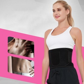 KLV Korset Body Shaper Strap Waist Underwear Women Slimming Abdomen Size S - K1016 - Black - 7