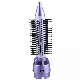 SHINON Pengering Rambut 5 in 1 Curling Straightener Comb Hair Dryer Quick Dry Blower - SH-9822 - Purple - 3