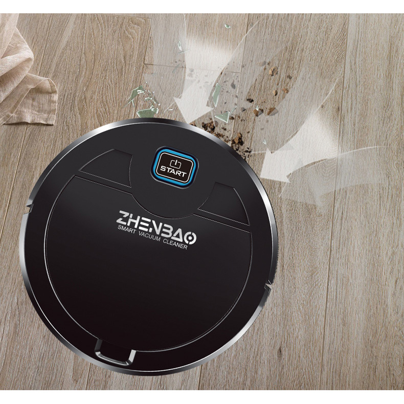 ZHENBAO Clean Robot Sweeping Vacuum Cleaner Mesin Penyedot Debu - ZB200 -  Black - JakartaNotebook.com
