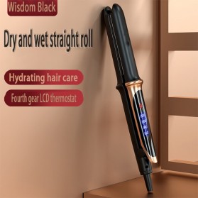 YUCHUN Catokan Rambut Negative Ion Hair Straightening Comb - 825 - Black