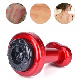 MOFAIJANG Alat Pijat Bekam Electric Cupping Magnet Therapy Guasha 9 Gears Rechargeable - DS-1880 - Red