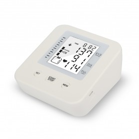 Sumifun Pengukur Tekanan Darah Blood Pressure Monitor BP Sphygmomanometer with Voice - J094 - White - 1