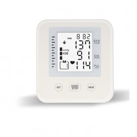 Sumifun Pengukur Tekanan Darah Blood Pressure Monitor BP Sphygmomanometer without Voice - J095 - White - 3