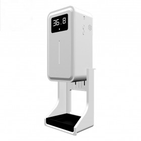Rehabor Thermometer Hand Non Contact With Soap Dispenser- YR-M3 - White - 3