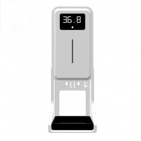 Rehabor Thermometer Hand Non Contact With Soap Dispenser- YR-M3 - White - 5