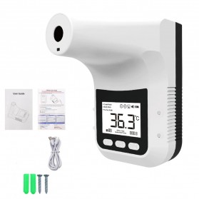 MOMO Thermometer Dinding Forehead Infrared Non Contact - K3-Pro - White - 11