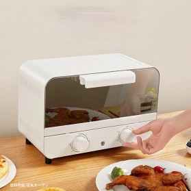 Ceool Mini Oven Electric Baking Pizza Intelligent Temperature 10L - KX1061 - White - 2