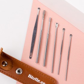 Biutte.co Set Pembersih Telinga Korek Kuping 6 PCS - CW36 - Brown