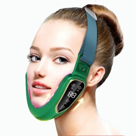 V-Face Alat Pijat Penirus Wajah Face Lifting Double Chin V-Shaped - V80 - Green