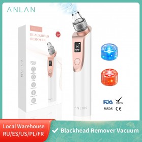 ANLAN Penghisap Komedo Vacuum Suction Skin Face Care Blackhead Pore Cleaner - ALHTY03-01R - White