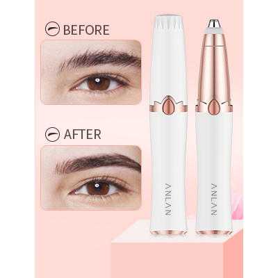 ANLAN Alat Pencukur Alis Electric Portable Eyebrow Shaver