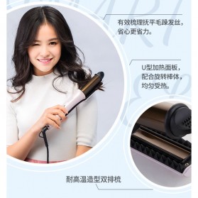 Yueli Sisir Catok Roller Hair Dryer Rambut Elektrik 3 in 1 - HS-503/504 - White - 4