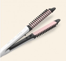 Yueli Catokan Rambut Negative Ion Hair Straightening Curler - HS-531 - Pink - 8