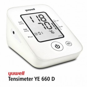 Yuwell Pengukur Tekanan Darah Tensi Electronic Blood Pressure Monitor - YE660D - White - 1
